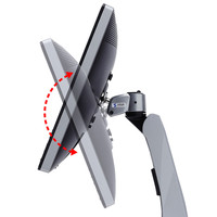 モニターアーム　ディスプレイアーム　1画面　シングル　27インチ対応　10kgまで　クランプ式　CR-LA1005N　サンワサプライ　1台（直送品）