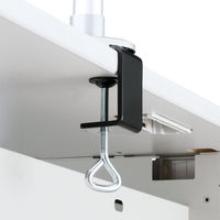 モニターアーム　ディスプレイアーム　1画面　シングル　27インチ対応　10kgまで　クランプ式　CR-LA1006N　サンワサプライ　1台