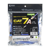 サンワサプライ カテゴリ7A LANケーブル KB-T7A-02BL 1個