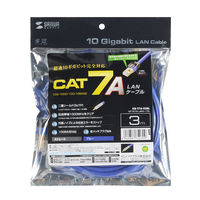 サンワサプライ カテゴリ7A LANケーブル KB-T7A-03BL 1個