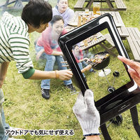 サンワサプライ タブレット防水防塵ケース(スタンド付き・ショルダーベルト付き・10.1型) PDA-TABWPST10BK 1個（直送品）