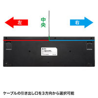 有線キーボード　パンタグラフ　コンパクト　ブラック　SKB-SL17BKN　サンワサプライ　1個（直送品）
