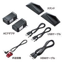 サンワサプライ ワイヤレスHDMIエクステンダー（据え置きタイプ・セットモデル） VGA-EXWHD5 1個（直送品）