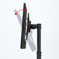 サンワサプライ 32~52インチ対応液晶ディスプレイスタンド CR-PL27BK 1台（直送品）