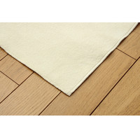 イケヒコ ラグ 1.5畳タイプ 洗える 『イーズ』 アイボリー 約130×185cm すべりにくい裏地加工 1280050141503 1枚（直送品）