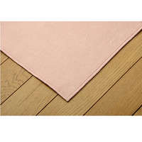 イケヒコ ラグ 1.5畳タイプ 洗える 無地 『イーズ』 ピンク 約130×185cm すべりにくい裏地加工  1枚（直送品）