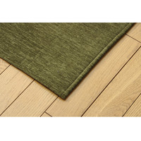 イケヒコ ラグ 洗える 無地カラー 選べる7色 『モデルノ』 グリーン 約200×250cm 1292340126502 1枚（直送品）