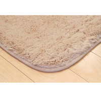 イケヒコ ラグ 2畳タイプ 『フィリップ』 ベージュ 約185×185cm ホットカーペット対応 1280100021203 1枚（直送品）