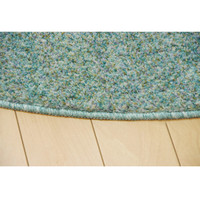 イケヒコ ラグ 円形 丸型 抗菌 防臭 防ダニ 国産 『イリゼ』 ブルー 約180cm 丸1340630046803 1枚（直送品）