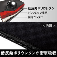 パソコンケース PCバッグ ZEROSHOCK 11.6インチ ブラック ZSB-IBN11RBK エレコム 1個