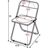 宮武製作所 フォールディングチェア Clarte クラルテ ブルー CH-H003A_BL 1台（直送品）