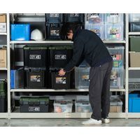 【引き出し収納】 JEJアステージ ロックストッカー#45 ブラック 4991068169593 27L 1個