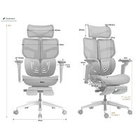 【軒先渡し】HINOMI デスクチェア グレー X1-S GY 1台（直送品）