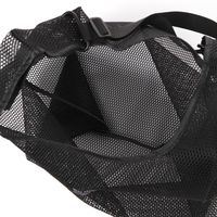 メッシュマーケットバッグ ブラック LAKOLE/ラコレ