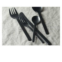 佐藤金属興業 ブラック フォーク 118353 1セット(5個)（直送品）