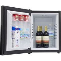 A-Stage 1ドア冷蔵庫 40L ミラーガラス (ペルチェ式：ブラック)AR-40L01MG　1台（直送品）