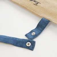 トモ・コーポレーション アウトドア収納 ウォールポケット ジュート&デニム 407179 1個（直送品）