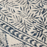 トモ・コーポレーション 玄関マット 48×83cm 室内 ブロックプリント クロス 428096 1個（直送品）