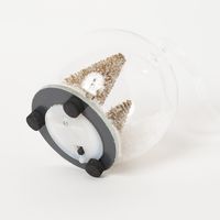 クリスマス　LEDガラスドームオーナメント(S) LAKOLE/ラコレ