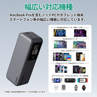 AUKEY モバイルバッテリー 27600mAh PD対応 高出力140W PB-Y63-GY 1個