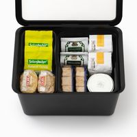 フタ付きストックケース 米びつ（インナーセット）10kg ブラック LBK-50_Bk 1個 日本製 計量カップ付き ライクイット