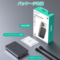 AUKEY MagFusion 10000mAh マグネット式モバイルバッテリー PB-MS06 1個