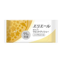 ウェットティッシュ エリエール ポケットウエットティシュー 除菌ノンアルコールタイプ 携帯用 1セット（1パック(7枚×6個入)×30）大王製紙