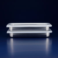 下村企販 蓋付ステンレスバット ワイド2個組 391558 1個（直送品）