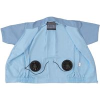 アイリスオーヤマ ファン付き作業服　クールウェア　OUTDOOR　半袖Ｍ　ベージュ COHS-M02-Be 1セット（直送品）