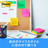 ポストイット 付箋 フィルムふせん ジョーブ インデックス 厚口 マルチカラー8 1パック スリーエム 686MC-8