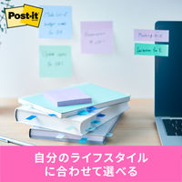 スリーエム(3M) ポストイット フィルムふせん 付箋 透明見出し 44mm×12mm マルチカラー2 1パック 688MC-2