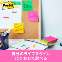 ポストイット 付箋 フィルムふせん ジョーブ 見出し マルチカラー8 1パック スリーエム 688MC-8