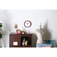 不二貿易 電波掛時計 カペラ Φ27cm RD(27266) 99288 1個