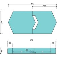 セルタン インテリア 座椅子 テクノグレー A897-647GRY 1台（直送品）
