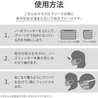 MSソリューションズ 不織布マスク ピンク ふつうサイズ(個包装) 50枚入/箱 PL-FM03PK50E 2箱