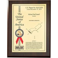 プレミアムシリーズ リップロックケーブルラップ 25.4mmX241.3mm  10本入 ネオンイエロー（直送品）