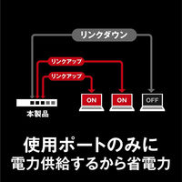 スイッチングハブ 2.5GbE対応 金属筐体 AC電源 5ポート ブラック LXW-2G5 バッファロー（直送品）