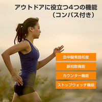 小林薬品 血中酸素濃度計 測定器 脈拍計 酸素飽和度 心拍計 日本語説明書・保証書付 10001084 1個（直送品）