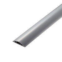 エレコム 配線カバー 床用 モール ( 長さ1m × 幅54mm ) R形状 グレー LD-GA1407MGY 1個（わけあり品）