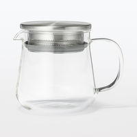 【まとめ買いセット】無印良品 耐熱ガラス サーバー 小 500mL 1セット（1個×6） 良品計画