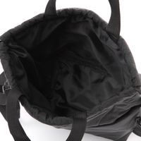 キルト2WA巾着バッグ ブラック LAKOLE/ラコレ