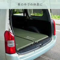 【防災用品】キングジム 自動で膨らむ防災マット マットレス BMT100-KH 1枚