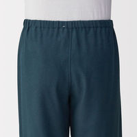 無印良品 メンズ 紳士 脇に縫い目のない フランネル長袖パジャマ 紳士Ｓ ネイビー 良品計画