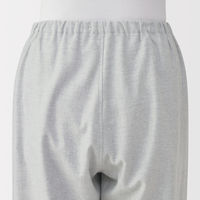 無印良品 レディース 婦人 脇に縫い目のない フランネル長袖パジャマ 婦人Ｍ グレー 良品計画