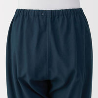 無印良品 レディース 婦人 脇に縫い目のない フランネル長袖パジャマ 婦人Ｓ ダークネイビー 良品計画