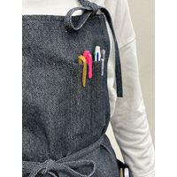 レップ　デニム調ワークエプロン リサイクル素材 男女兼用フリーサイズ 576403 1着