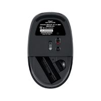 ナカバヤシ 無線静音 3ボタン BlueLEDマウス ブラック MUS-RKT247BK 1個