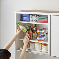 冷蔵庫 回転収納 マワリーナ 深型 クリア 1セット（1個×3） コジット