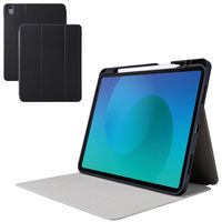エレコム 13インチiPad Air(M3/M2) フラップケース 衝撃吸収 TB-A25XSABK 1個