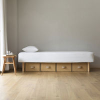 無印良品 ダンボール衣装ケース 引出式 ベージュ 奥行65cmタイプ 1セット（1個×5） 良品計画（わけあり品）